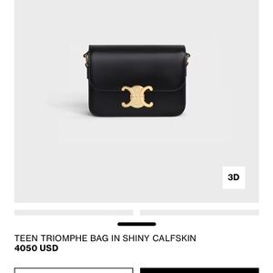 Celine Teen Triomphe Bag